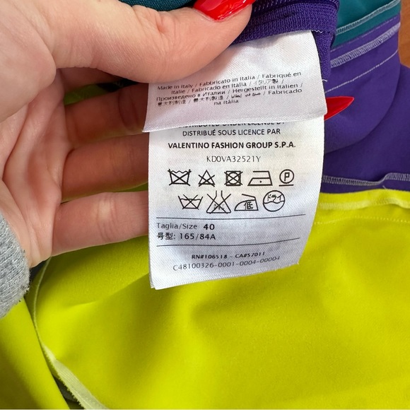 NEW! Missoni Colorful Summer Dress w/Leather Detail - Picture 10 of 11